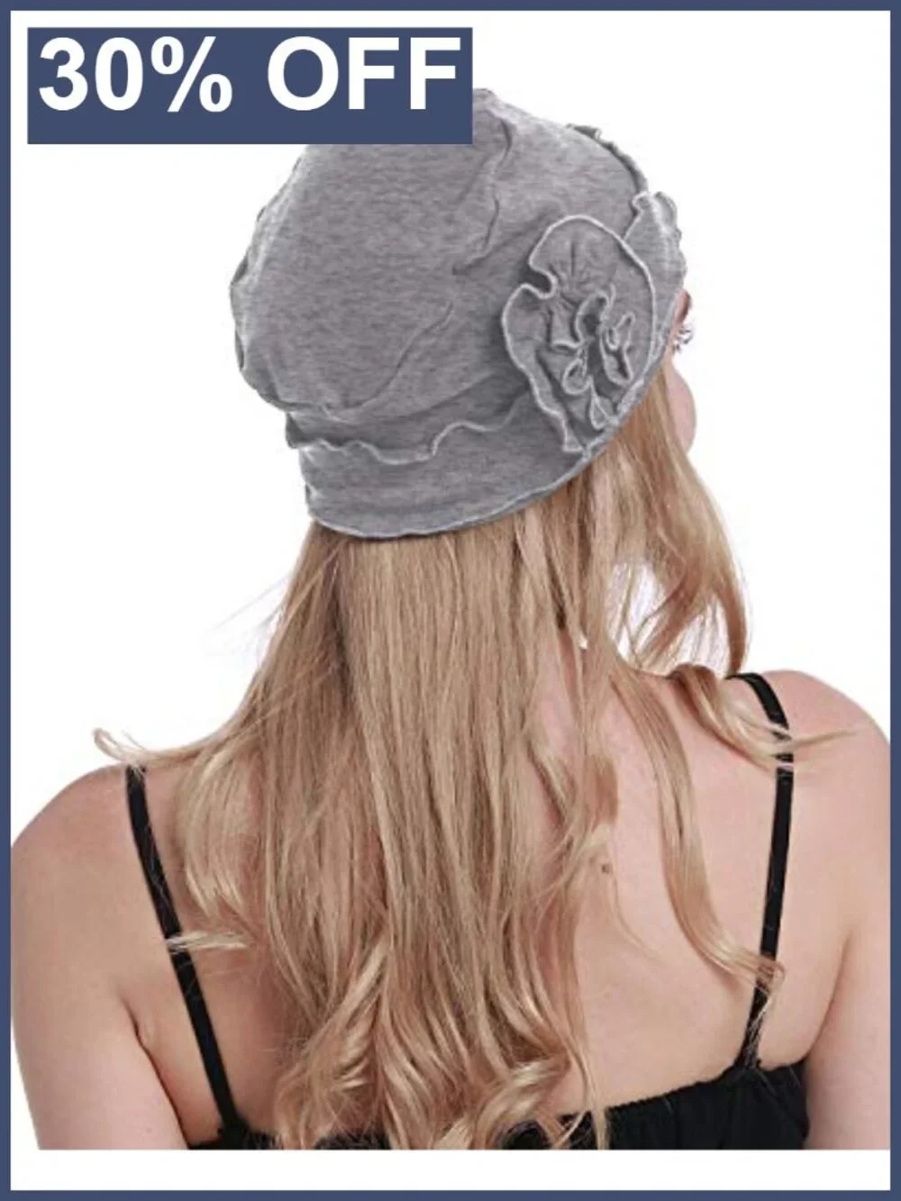 100% Cotton Turban Cap for Women Chemo Headwear Beanie Hair Loss